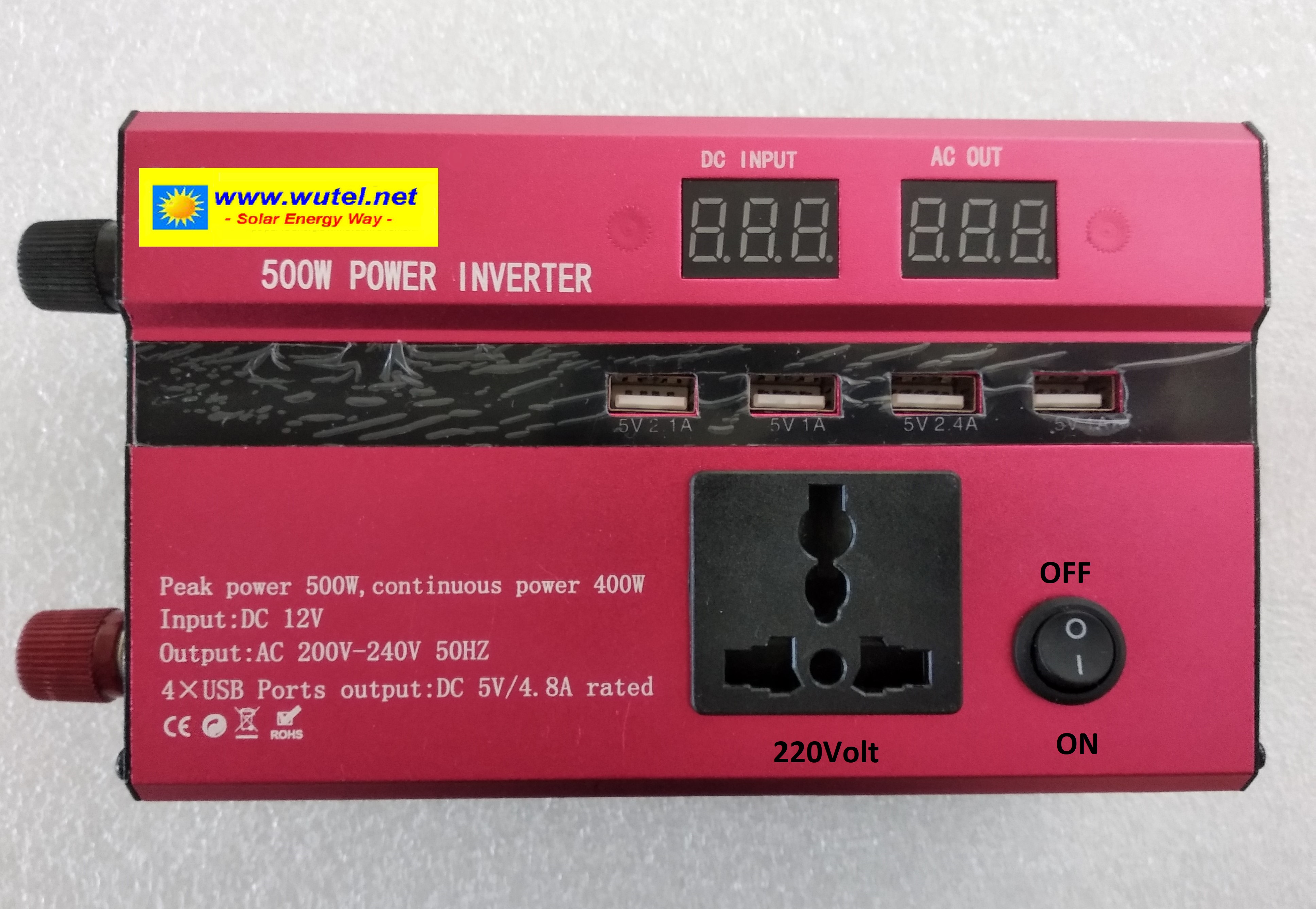 inverter 12V 500W