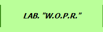 LAB. "W.O.P.R."