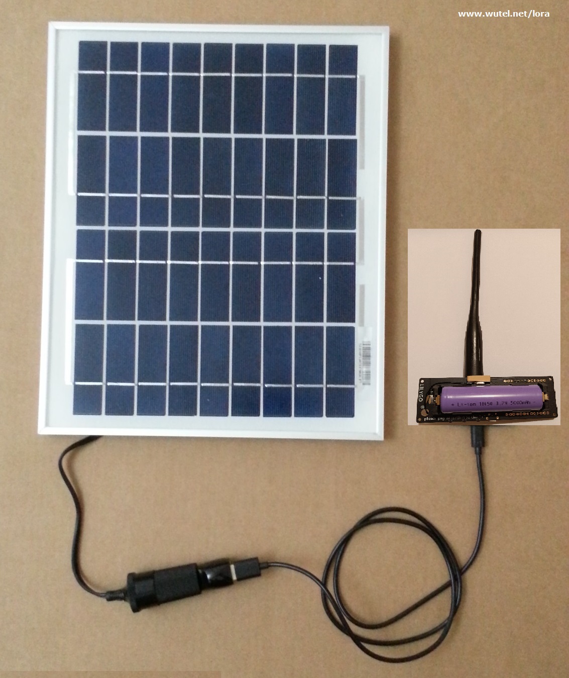 fotovoltaico LoRa USB diretto
