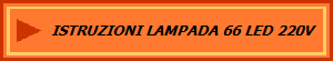 ISTRUZIONI LAMPADA 66 LED 220V 